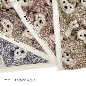 綿麻リアルプリントハリネズミ はりねずみ ヘッ...の詳細画像1
