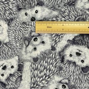 綿麻リアルプリントハリネズミ はりねずみ ヘッ...の詳細画像4