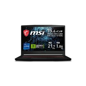 MSI GF63-11UC-1901JP Windows 11 Home/Core i7 11800H/RTX 3050/16GBメモリ/SSD 1TB/15.6インチ/フルHD搭載モデル [ブラック][新品][在庫あり]｜g-plus8