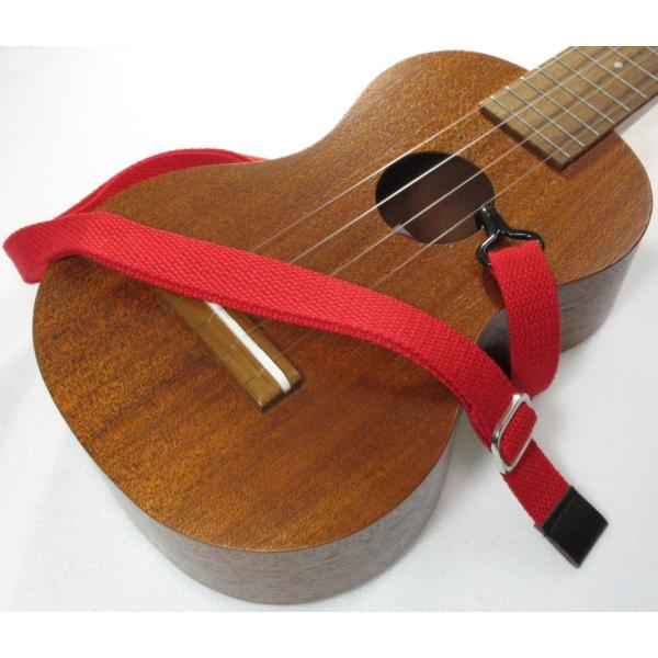 Aria 【SPS-UK/RD（Red)】 Ukulele Strap アリア ウクレレ ストラップ