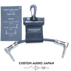 Custom Audio Japan 【L-L 15cm】 CAJ LEGACY PATCH CABLE 15cm カスタム・オーディオ・ジャパン レガシー・パッチ・ケーブル シールド｜g-sakai