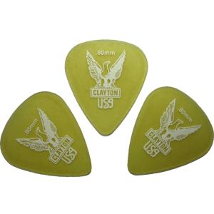 CLAYTON ULTEM PICK 【US80】 クレイトン ウルテム ピック ３枚セット (ティ...