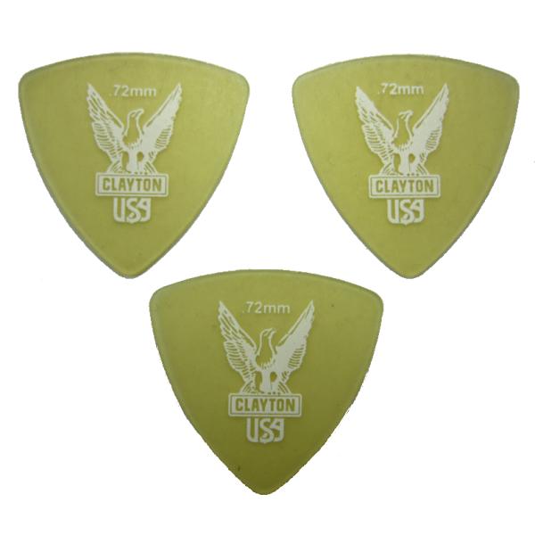 CLAYTON ULTEM PICK 【URT72】 クレイトン ウルテム ピック ３枚セット (ト...