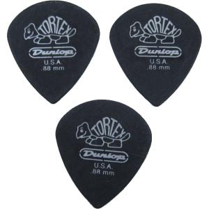 JIM DUNLOP TORTEX PITCH BLACK JAZZ III .88 ジム ダンロップ ピック ３枚セット トーテックス ピッチ ブラック ジャズ スリー 0.88mm｜g-sakai