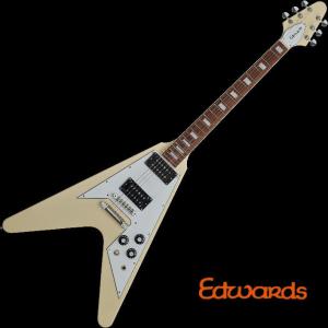 EDWARDS E-FV-LTD Vintage White エドワーズ エレキギター｜g-sakai