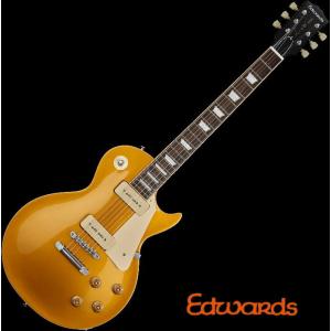 [※お取り寄せ商品] EDWARDS E-LP-STD/P Gold Top エドワーズ エレキギター｜g-sakai