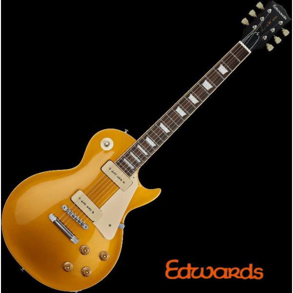 [※お取り寄せ商品] EDWARDS E-LP-STD/P Gold Top エドワーズ エレキギタ...
