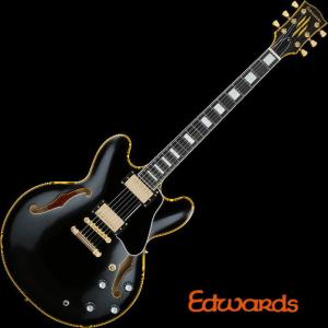 ESP EDWARDS E-SNAPPER-AS/M Solid Black エドワーズ エレキギター