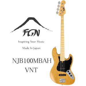 [※お取り寄せ商品] FGN Fujigen NJB100MBAH VNT (Vintage Natural) Neo Classic Series フジゲン 富士弦 エレキベース｜g-sakai