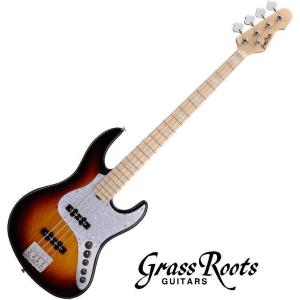 《※生産終了 在庫限り。》 Grass Roots G-AMAZE AS 【3 Tone Sunburst】 グラス・ルーツ エレキ・ベース｜g-sakai