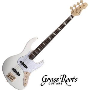 ESP GrassRoots G-AMAZE-DX/LS Snow White ベース : 愛曲楽器