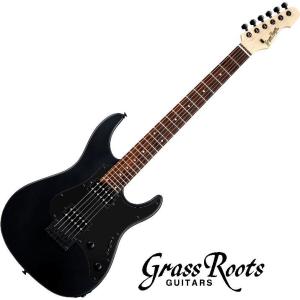 [※お取り寄せ商品] Grass Roots G-SNAPPER-DX Black Satin グラス・ルーツ エレキギター｜g-sakai