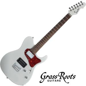 [※お取り寄せ商品] Grass Roots G-THROBBER-DX Snow White グラス・ルーツ エレキギター｜g-sakai