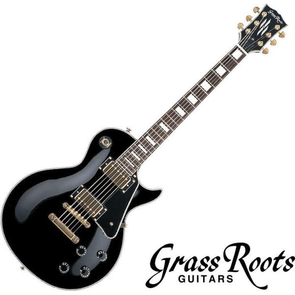 [※お取り寄せ商品] Grass Roots G-LP-CTM Black グラス・ルーツ エレキギ...