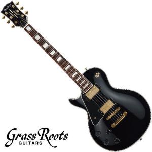 [※お取り寄せ商品] Grass Roots G-LP-CTM/LH Black グラス・ルーツ エレキギター ブラック （レフティー）｜g-sakai