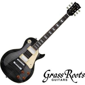 《※入荷しました。 在庫あります。》 Grass Roots G-LP-STD  See Thru Black グラス・ルーツ エレキギター シー・スルー・ブラック｜g-sakai