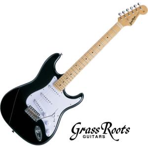 [※お取り寄せ商品] Grass Roots G-ST/M Black グラス・ルーツ エレキギター｜g-sakai