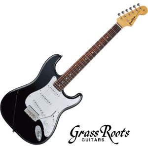 [※お取り寄せ商品] Grass Roots G-ST/R Black グラス・ルーツ エレキギター｜g-sakai