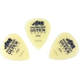 JIM DUNLOP Ultex Sharp .90 ジム ダンロップ ピック 3枚セット (アルテ...