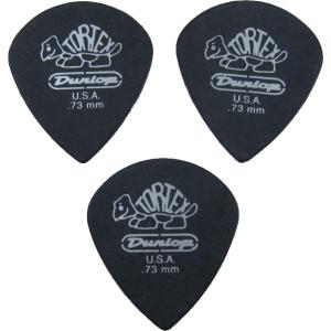 JIM DUNLOP TORTEX PITCH BLACK JAZZ III .73 ジム ダンロップ ピック ３枚セット トーテックス ピッチ ブラック ジャズ スリー 0.73mm｜g-sakai