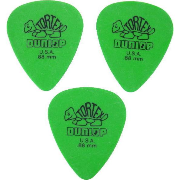 JIM DUNLOP TORTEX STANDARD green .88 ジム ダンロップ ピック ...