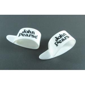 John Pearse Vintage Thumb Pick ジョン・ピアース サムピック 白 2個セット｜g-sakai