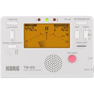 KORG TM-60 WH White COMBO TUNER METRONOME コルグ コンボ・チューナー・メトロノーム