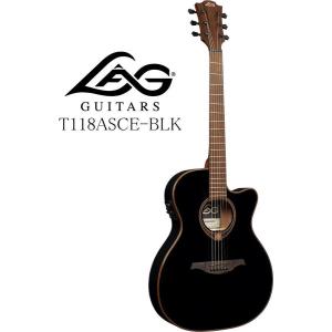 [※お取り寄せ商品] LAG GUITARS Tramontane 118 T118ASCE-BLK ラグ・ギターズ エレクトリック・アコースティックギター｜g-sakai