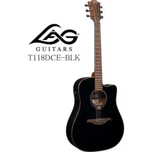 お取り寄せ商品] LAG GUITARS Tramontane 118 T118ASCE-BLK ラグ
