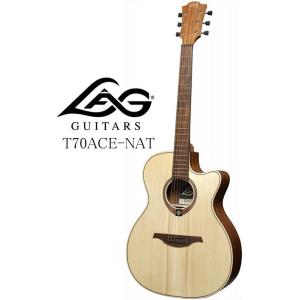 [※お取り寄せ商品] LAG GUITARS Tramontane 70 T70ACE-NAT ラグ・ギターズ エレクトリック・アコースティックギター｜g-sakai