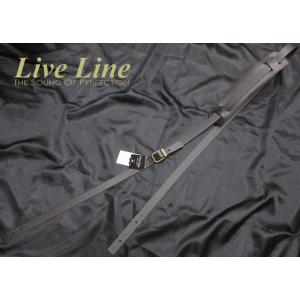 Live Line LR39SLBLK Made in Japan ライブライン 国産 レザー 本革 ギター・ストラップ ブラック スーパーロング｜g-sakai