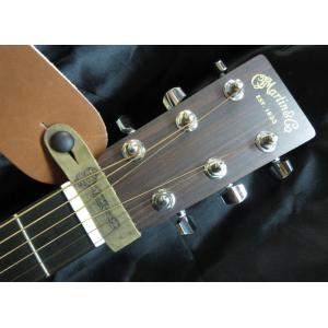 Martin 【18A0089】 Headstock Strap Tie / Strap Button Vintage Cocoa マーティン ヘッドストック・ストラップ・タイ / ストラップ・ボタン ビンテージココア｜g-sakai