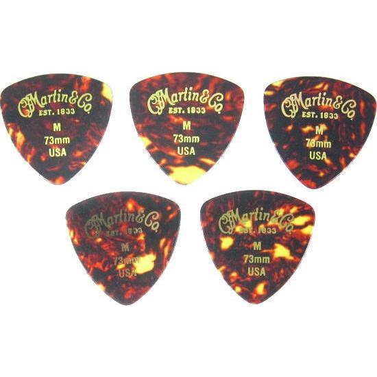 Martin PICK Triangle Shell M マーティン ピック 5枚セット (べっ甲柄...