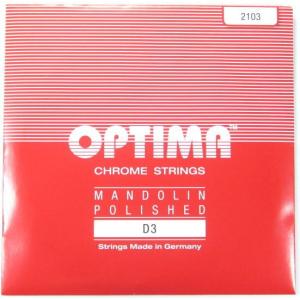 OPTIMA 【D3 2103】 MANDOLIN CHROME NICKEL STRING Red オプティマ マンドリン弦 レッド/赤 バラ売り3弦（2本入り）｜g-sakai