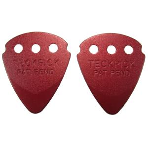 JIM DUNLOP TECKPICK ALUMINUM Red アルミ ピック 2枚セット (赤)