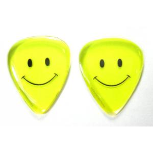 Rick Rock ZBS-042-Smiley Face Guitar Picks リック・ロック ギター・ピック スマイリー・フェイス 2個セット