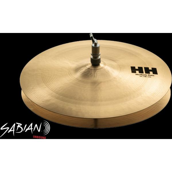 SABIAN HH-14THH &amp; HH-14BHH MEDIUM HATS 14&quot;(35cm) S...