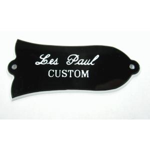 SCUD DM-805 スカッド トラスロッドカバー “Les Paul CUSTOM”文字入り