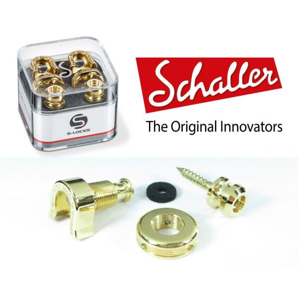 Schaller S-Locks-M G【Gold】 シャーラー セキュリティ・ロック ストラップ・...