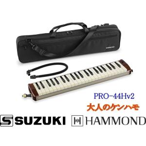 《※入荷しました。 在庫あります。》 SUZUKI PRO-44Hv2 鍵盤ハーモニカ メロディオン 大人のケンハモ｜g-sakai