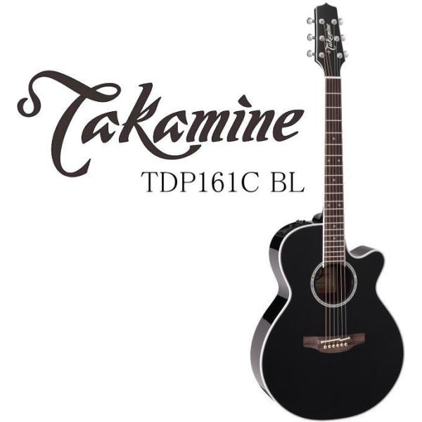 Takamine TDP161C BL タカミネ エレアコ・ギター セミハードケース付属