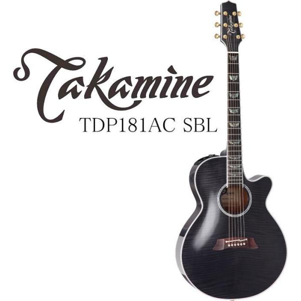 Takamine TDP181AC SBL タカミネ エレアコ・ギター セミハードケース付属