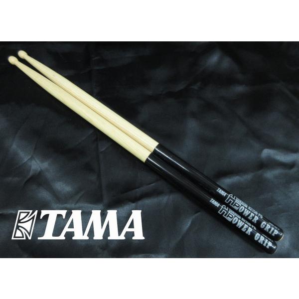 TAMA H215B-PG Power Grip Hickory Stick タマ ドラム・スティッ...