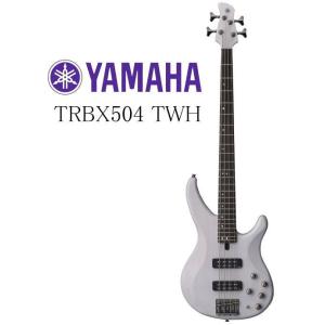 【音出し確認済】YAMAHA TRBX504 ホワイト エレキベース Yamaha TRBX504 4-String Premium Electric Bass Transparent White