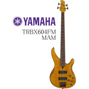 [※お取り寄せ商品] YAMAHA TRBX604FM MAM ヤマハ エレキベース TRBX 600シリーズ マットアンバー｜g-sakai