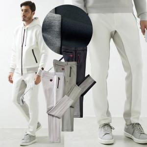 パンツ メンズ ダンボールニット 切り替え ゴルフ スポーツ