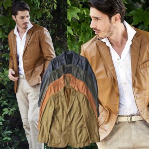 レザージャケット メンズ キャメルの商品一覧 通販 Yahoo ショッピング