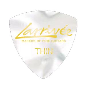 Larrivee ラリビー ピック パールホワイト THIN Limited Accessories Pick LV-TR/T PWH 1枚
