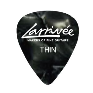Larrivee ラリビー ピック ブラック THIN Limited Accessories Pick LV-TD/T BLK 1枚