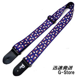 Perri's ギターストラップ LPCP-7206 ペンギン柄 2inch PENGUINS POLYSTER GUITAR STRAP ペリーズ
